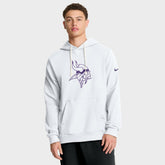 Minnesota Vikings Sideline Standard Issue Alt 2 Dri-FIT Hoodie White | Nike for Sale