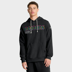 Las Vegas Raiders 2025 NFL Crucial Catch Sideline Standard Issue Dri-FIT Hoodie Black | Nike for Sale