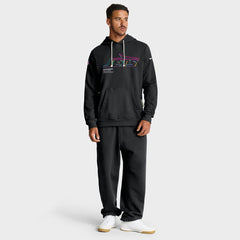 New York Jets 2025 NFL Crucial Catch Sideline Standard Issue Dri-FIT Hoodie Black | Nike for Sale