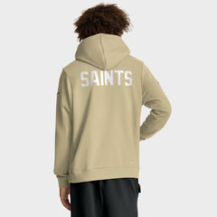 New Orleans Saints Sideline Standard Issue Alt 2 Dri-FIT Hoodie Gold | Nike for Sale