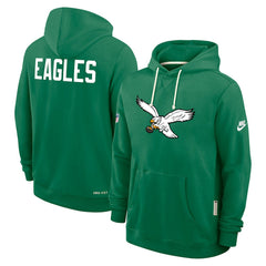 Philadelphia Eagles Sideline Standard Issue Alt 2 Dri-FIT Hoodie Kelly Green | Nike for Sale