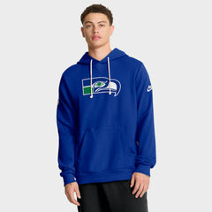 Seattle Seahawks Sideline Standard Issue Alt 2 Dri-FIT Hoodie Royal | Nike for Sale