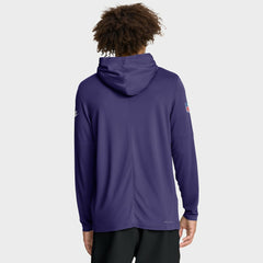 Minnesota Vikings Sideline Pass Accuracy Dri-FIT Long Sleeve Hoodie T-Shirt Purple | Nike for Sale