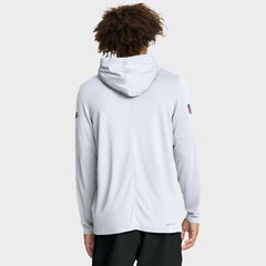 Cleveland Browns Sideline Pass Accuracy Dri-FIT Long Sleeve Hoodie T-Shirt White | Nike for Sale