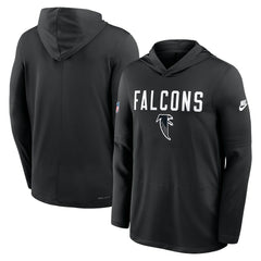 Atlanta Falcons Sideline Pass Accuracy Dri-FIT Long Sleeve Hoodie T-Shirt Black | Nike for Sale