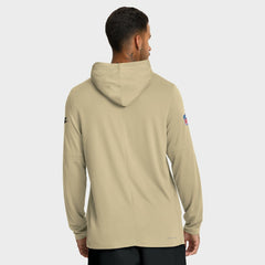 New Orleans Saints Sideline Pass Accuracy Dri-FIT Long Sleeve Hoodie T-Shirt Gold | Nike for Sale