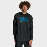 Carolina Panthers Sideline Pure Fury Performance Long Sleeve Hoodie T-Shirt Black | Nike for Sale