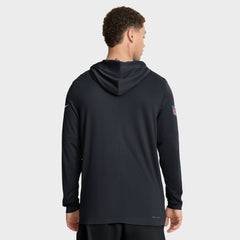 Houston Texans Sideline Pure Fury Performance Long Sleeve Hoodie T-Shirt Navy | Nike for Sale