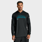 Jacksonville Jaguars Sideline Pure Fury Performance Long Sleeve Hoodie T-Shirt Black | Nike for Sale