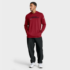 Arizona Cardinals Sideline Pure Fury Performance Long Sleeve Hoodie T-Shirt Cardinal | Nike for Sale