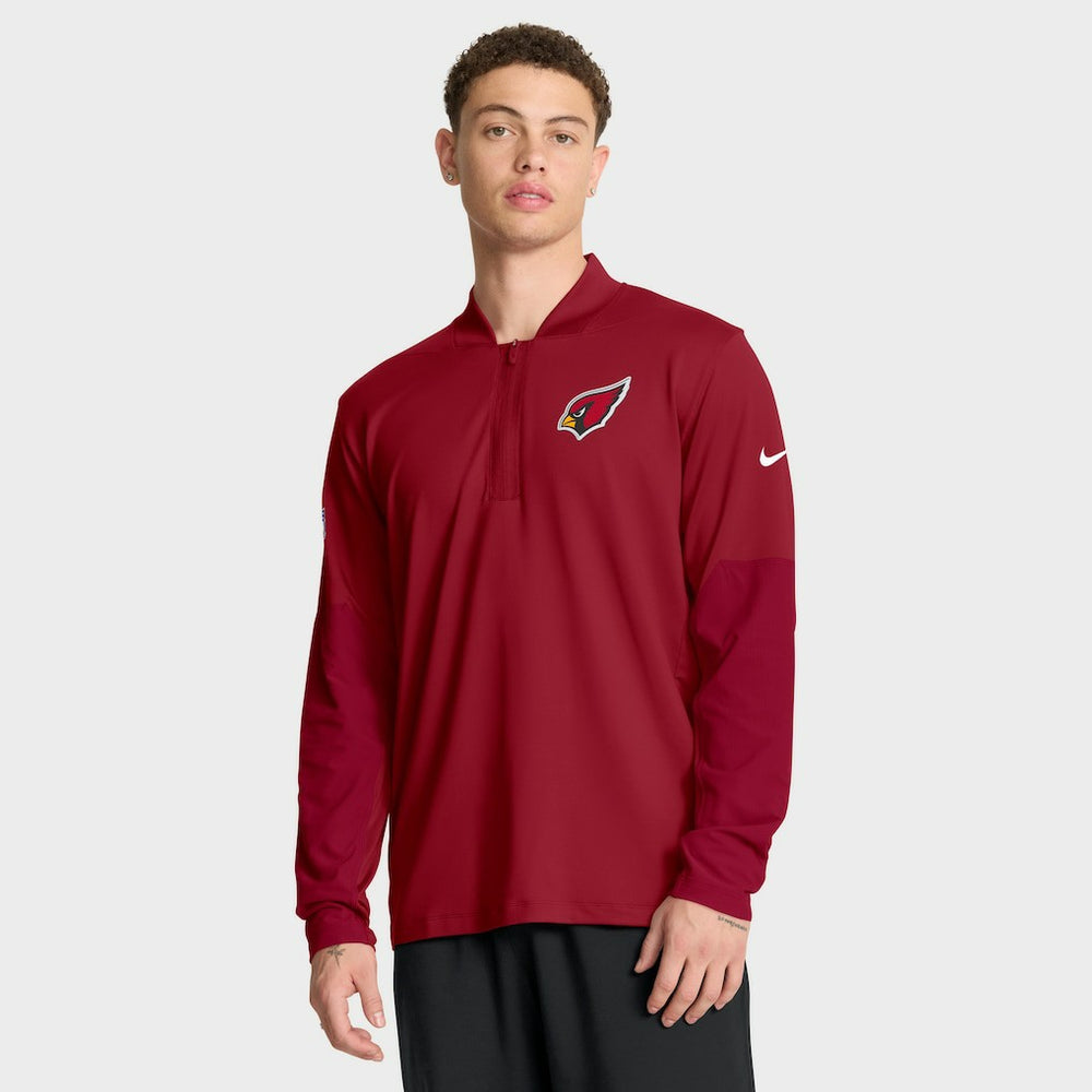 Arizona Cardinals Sideline Dri-FIT Half-Zip Pullover Cardinal | Nike for Sale