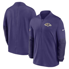 Baltimore Ravens Sideline Dri-FIT Half-Zip Pullover Purple | Nike for Sale