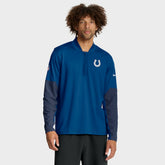 Indianapolis Colts Sideline Dri-FIT Half-Zip Pullover Royal | Nike for Sale