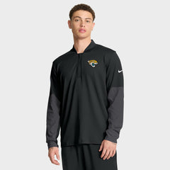Jacksonville Jaguars Sideline Dri-FIT Half-Zip Pullover Black | Nike for Sale