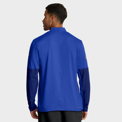 Los Angeles Rams Sideline Dri-FIT Half-Zip Pullover Royal | Nike for Sale