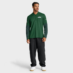 New York Jets Sideline Dri-FIT Half-Zip Pullover Green | Nike for Sale