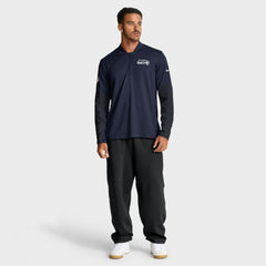 Seattle Seahawks Sideline Dri-FIT Half-Zip Pullover College Navy | Nike for Sale