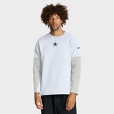 Dallas Cowboys Sideline Coach Therma-FIT Long Sleeve T-Shirt White | Nike for Sale
