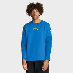 Los Angeles Chargers Sideline Coach Therma-FIT Long Sleeve T-Shirt Powder Blue | Nike for Sale