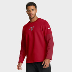 Tampa Bay Buccaneers Sideline Coach Therma-FIT Long Sleeve T-Shirt Red | Nike for Sale