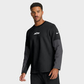 New York Jets Sideline Coach Therma-FIT Long Sleeve T-Shirt Black | Nike for Sale