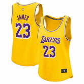 LeBron James Los Angeles Lakers Women's Fast Break Player Jersey Icon Edition Gold - NBA