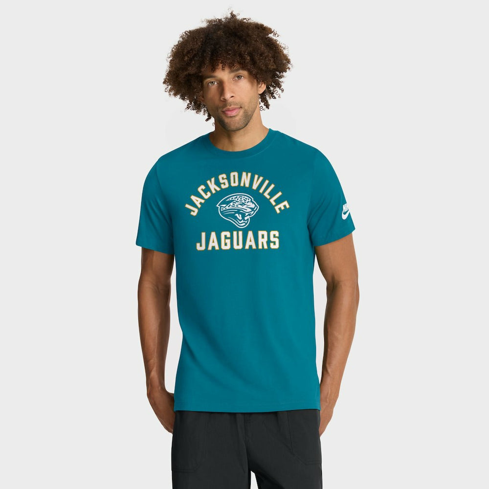 Jacksonville Jaguars Favorable Timeline Tri-Blend T-Shirt Teal | Nike for Sale