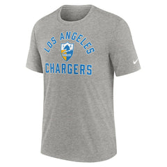 Los Angeles Chargers Favorable Timeline Tri-Blend T-Shirt Heather Gray | Nike for Sale