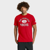 San Francisco 49ers Favorable Timeline Tri-Blend T-Shirt Scarlet | Nike for Sale