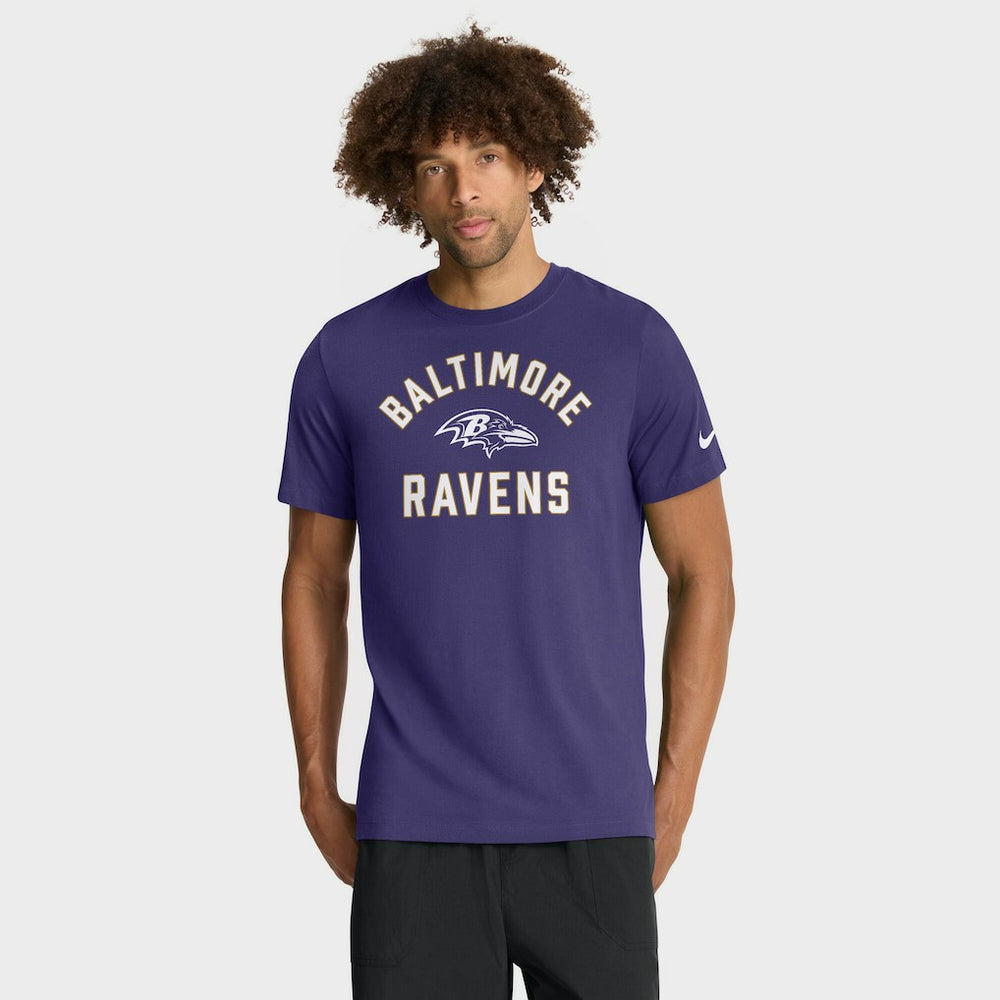 Baltimore Ravens Favorable Timeline Tri-Blend T-Shirt Purple | Nike for Sale