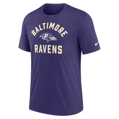 Baltimore Ravens Favorable Timeline Tri-Blend T-Shirt Purple | Nike for Sale