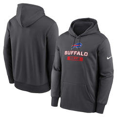 Buffalo Bills Toss Sweep Performance Pullover Hoodie Anthracite | Nike for Sale