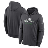 New York Jets Toss Sweep Performance Pullover Hoodie Anthracite | Nike for Sale