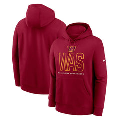 Washington Commanders Busted Play Club Fleece Pullover Hoodie Burgundy | Nike for Sale