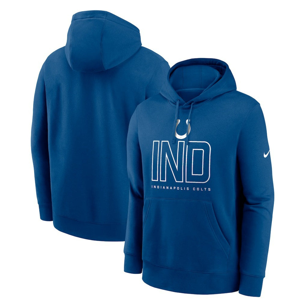 Indianapolis Colts Busted Play Club Fleece Pullover Hoodie Royal | Nike for Sale