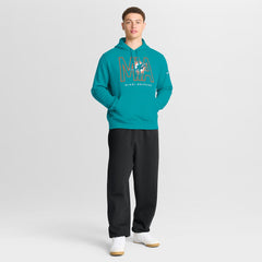 Miami Dolphins Busted Play Club Fleece Pullover Hoodie Aqua | Nike for Sale