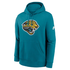 Jacksonville Jaguars Club Fleece Pullover Hoodie Teal | Nike for Sale