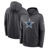 Dallas Cowboys Club Fleece Pullover Hoodie Anthracite | Nike for Sale