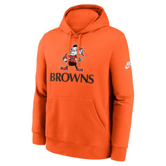 Cleveland Browns Best Season Rewind Club Pullover Hoodie Orange | Nike for Sale