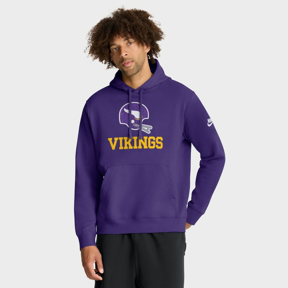 Minnesota Vikings Best Season Rewind Club Pullover Hoodie Purple | Nike for Sale