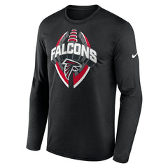 Atlanta Falcons Primetime Legend Icon Performance Long Sleeve T-Shirt Black | Nike for Sale