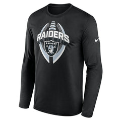 Las Vegas Raiders Primetime Legend Icon Performance Long Sleeve T-Shirt Black | Nike for Sale