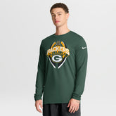 Green Bay Packers Primetime Legend Icon Performance Long Sleeve T-Shirt Green | Nike for Sale