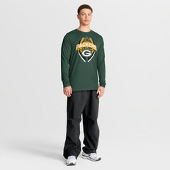 Green Bay Packers Primetime Legend Icon Performance Long Sleeve T-Shirt Green | Nike for Sale