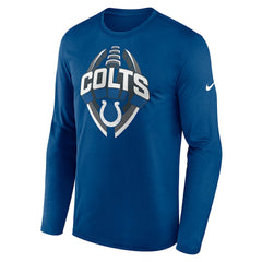 Indianapolis Colts Primetime Legend Icon Performance Long Sleeve T-Shirt Royal | Nike for Sale
