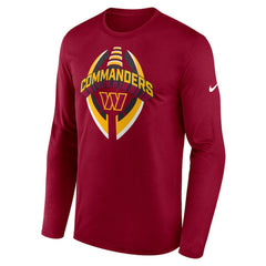 Washington Commanders Primetime Legend Icon Performance Long Sleeve T-Shirt Burgundy | Nike for Sale