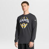 Los Angeles Rams Primetime Legend Icon Performance Long Sleeve T-Shirt Anthracite | Nike for Sale