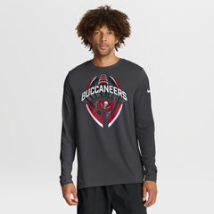 Tampa Bay Buccaneers Primetime Legend Icon Performance Long Sleeve T-Shirt Anthracite | Nike for Sale