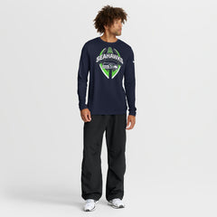 Seattle Seahawks Primetime Legend Icon Performance Long Sleeve T-Shirt College Navy | Nike for Sale