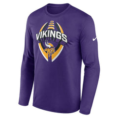 Minnesota Vikings Primetime Legend Icon Performance Long Sleeve T-Shirt Purple | Nike for Sale